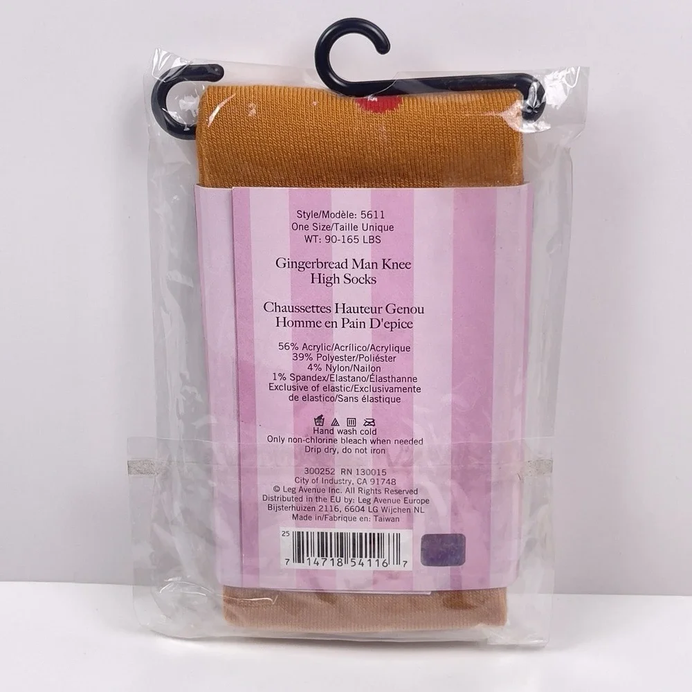 New Leg Avenue Reindeer Knee High Socks - Brown and White